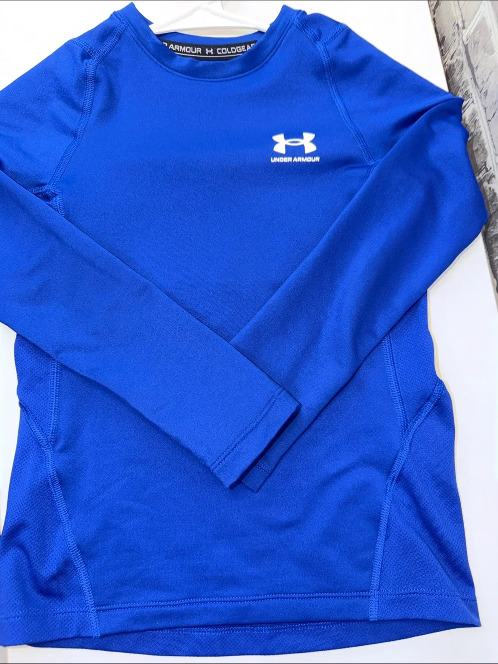Under Armour Royal Blue Long Sleeve Athletic Tee